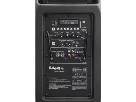 Portable Sound System, PORT12VHF-MKII-TWS, IBIZA SOUND